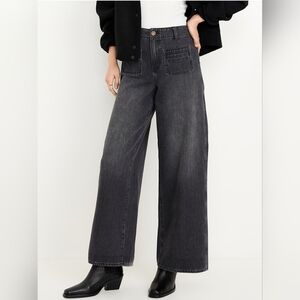 Old Navy High-Waisted Baggy Wide-Leg Trouser Jean